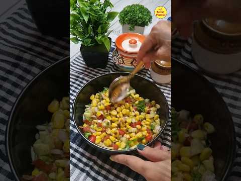 Corn Salad | Healthy salad recipe | sweet corn recipe #shorts #viral #food #cornsalad #cooking