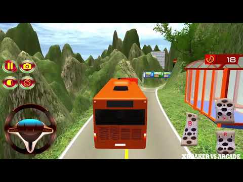 Bus Mountain Drive 3D | Offroad Red Bus Driving 2018 - Android Gamplay HD
