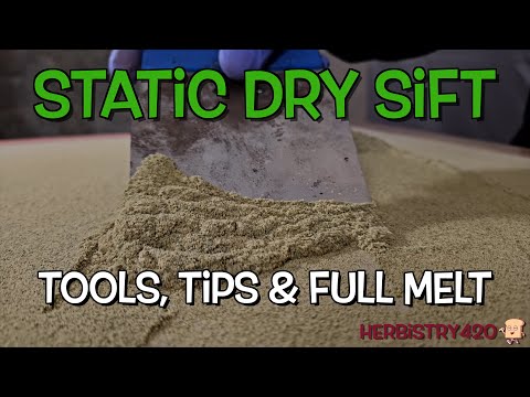 Static Dry Sift Hash Tips, Tools & Full Melt