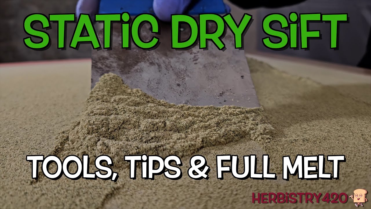 Static Dry Sift Hash Tips, Tools & Full Melt