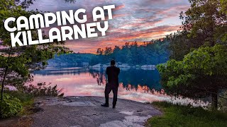 Camping at KILLARNEY PROVINCIAL PARK | Killarney Campsite with a View | Campfire Cooking