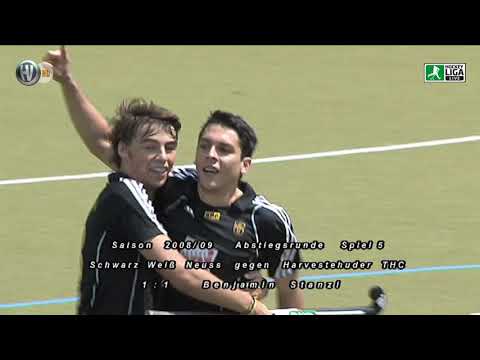 1. Feldhockey Bundesliga Herren Schwarz-Weiß Neuss vs. Harvesteduder THC 04.07.2009 Highlights