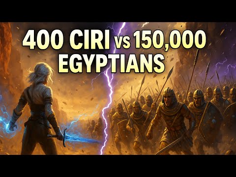 400 Ciri Warriors vs 150,000 Egyptian Soldiers – Witcher’s Last Stand!