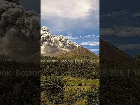 Indonesian volcano spews ash and smoke during eruption