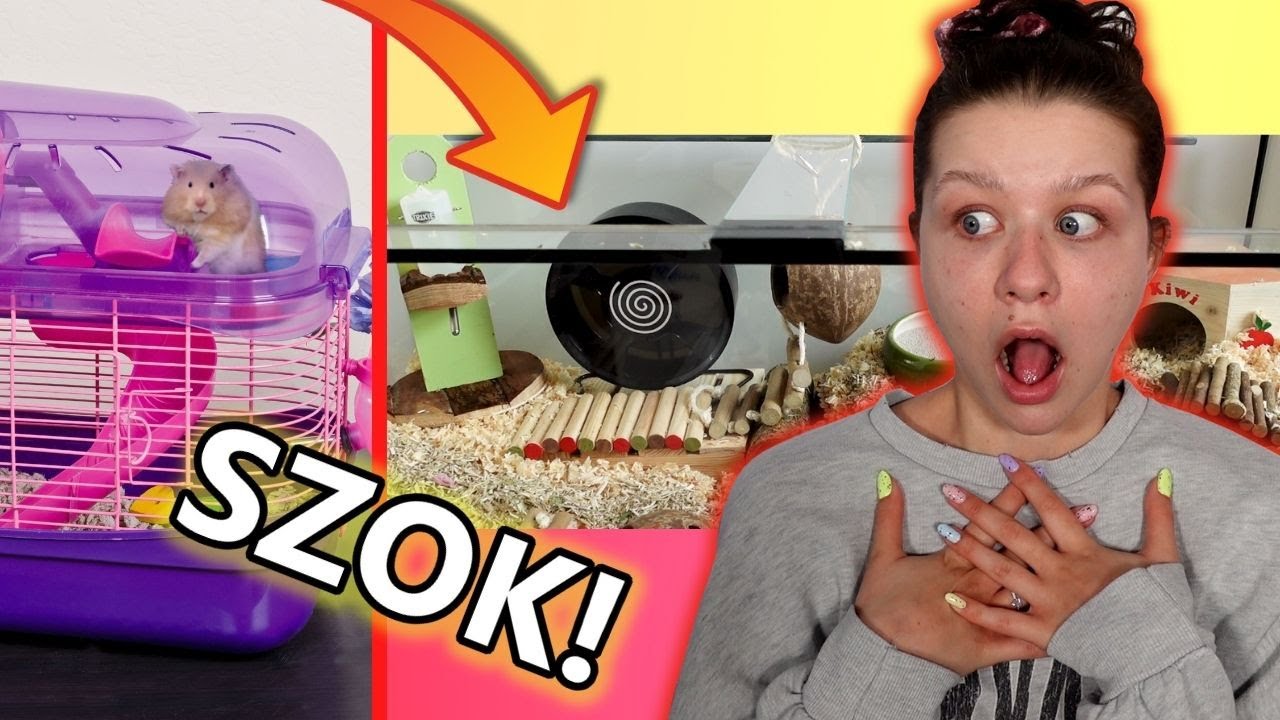 Naprawiam swoje błędy... WIELKA METAMORFOZA KLATKI CHOMIKA!