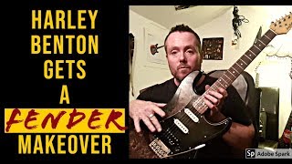 Video thumbnail for Harley Benton ST-70 Black Paisley Stratocaster Full Fender Upgrade!.. Worth it? by Brent Hutchinson