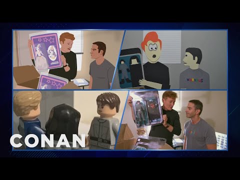 柯南抓到喬丹-施蘭斯基來晚了 - DIY柯南 - TBS上的柯南。 (Conan Catches Jordan Schlansky Coming In Late - DIY CONAN - CONAN on TBS)