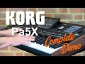 Korg PA5x Complete Demo Everything You Need To Know Bonners Music