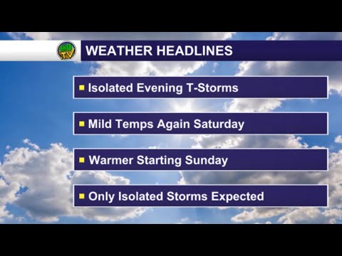 Friday Evening Forecast- July 14, 2023