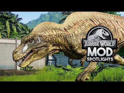 AMAZING JPOG Acrocanthosaurus! 3 MOD SPOTLIGHTS! | Jurassic World: Evolution Mod Spotlight