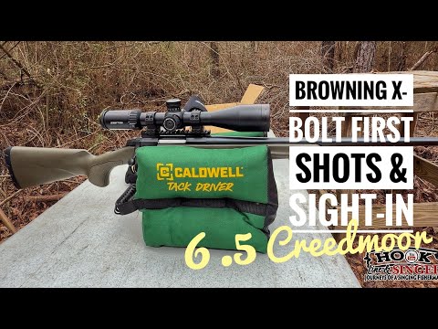 Browning X-Bolt 6.5 Creedmoor - First shots and scope zero!
