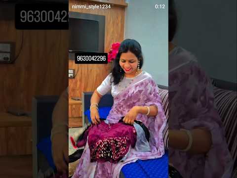 heavy sequence work velvet party wear blouse #nimmistyle #blouse