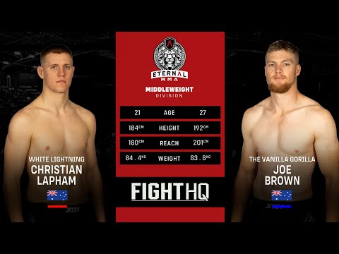 Eternal MMA 86: Christian Lapham VS Joe Brown | FULL FIGHT