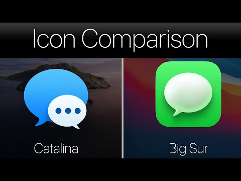 macOS Big Sur Beta 1 App Icons vs Catalina Icons