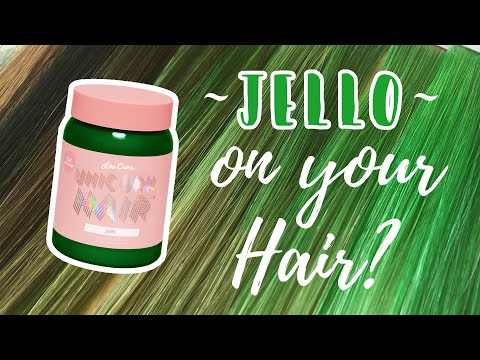 Lime Crime Jello | Hair Swatch Test