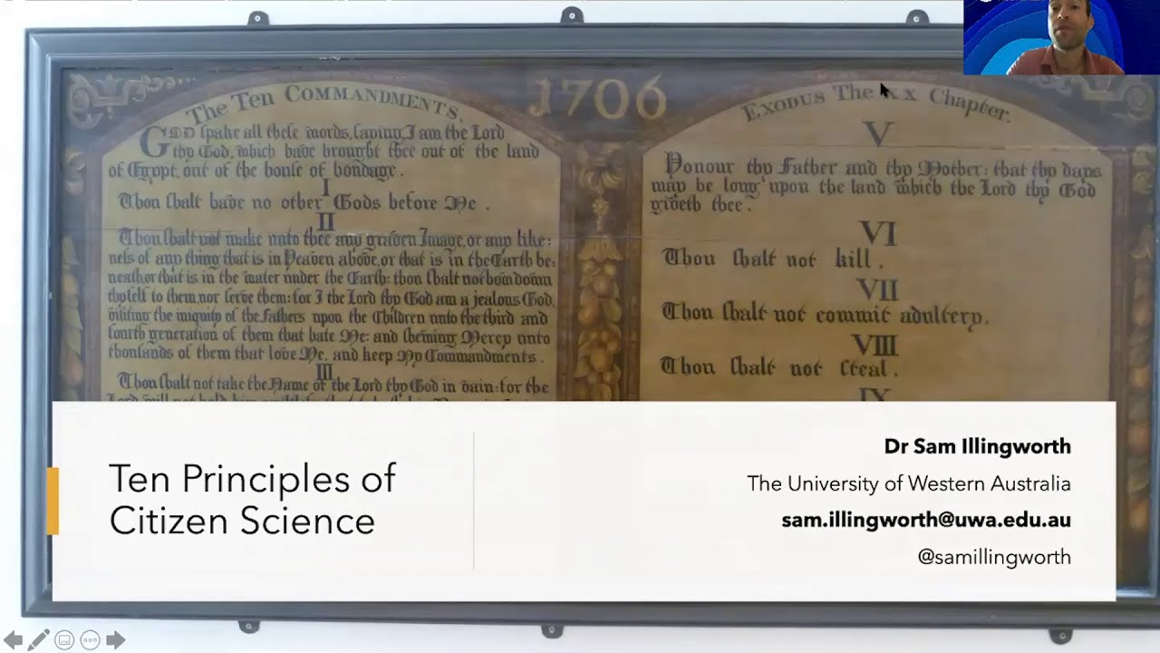 Dr Sam Illingworth: The Ten Principles of Citizen Science