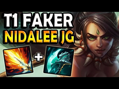 T1 Faker NIDALEE JUNGLE vs KARTHUS - Patch 11.1 Ranked Korea ✅