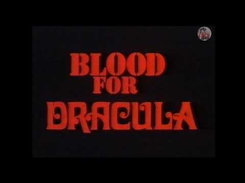 Blood For Dracula (1974) - VHS Trailer [Roadshow Home Video]