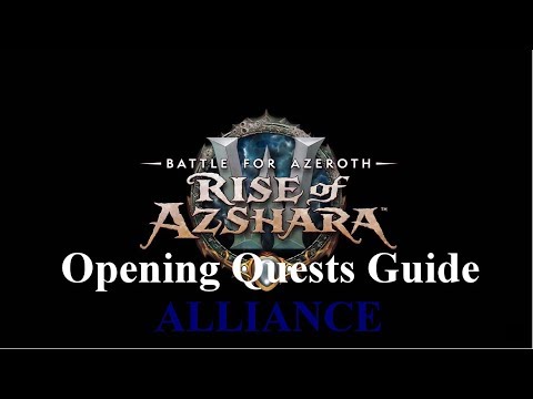 Patch 8.2 Opening Nazjatar Necklace & Mechagon ALLIANCE