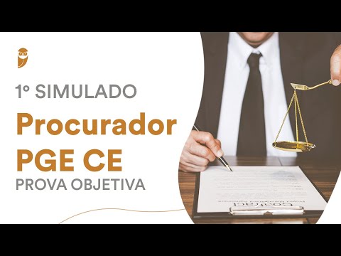 1° Simulado Procurador PGE CE - Prova Objetiva