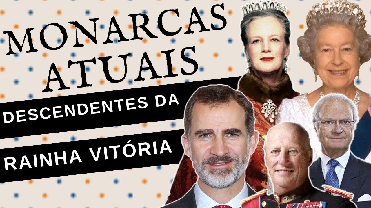 MONARCAS ATUAIS QUE SÃO DESCENDENTES DA RAINHA VITÓRIA