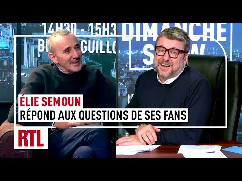 The Bon Dimanche Show in its entirety: Bruno Guillon interviews Élie Semoun