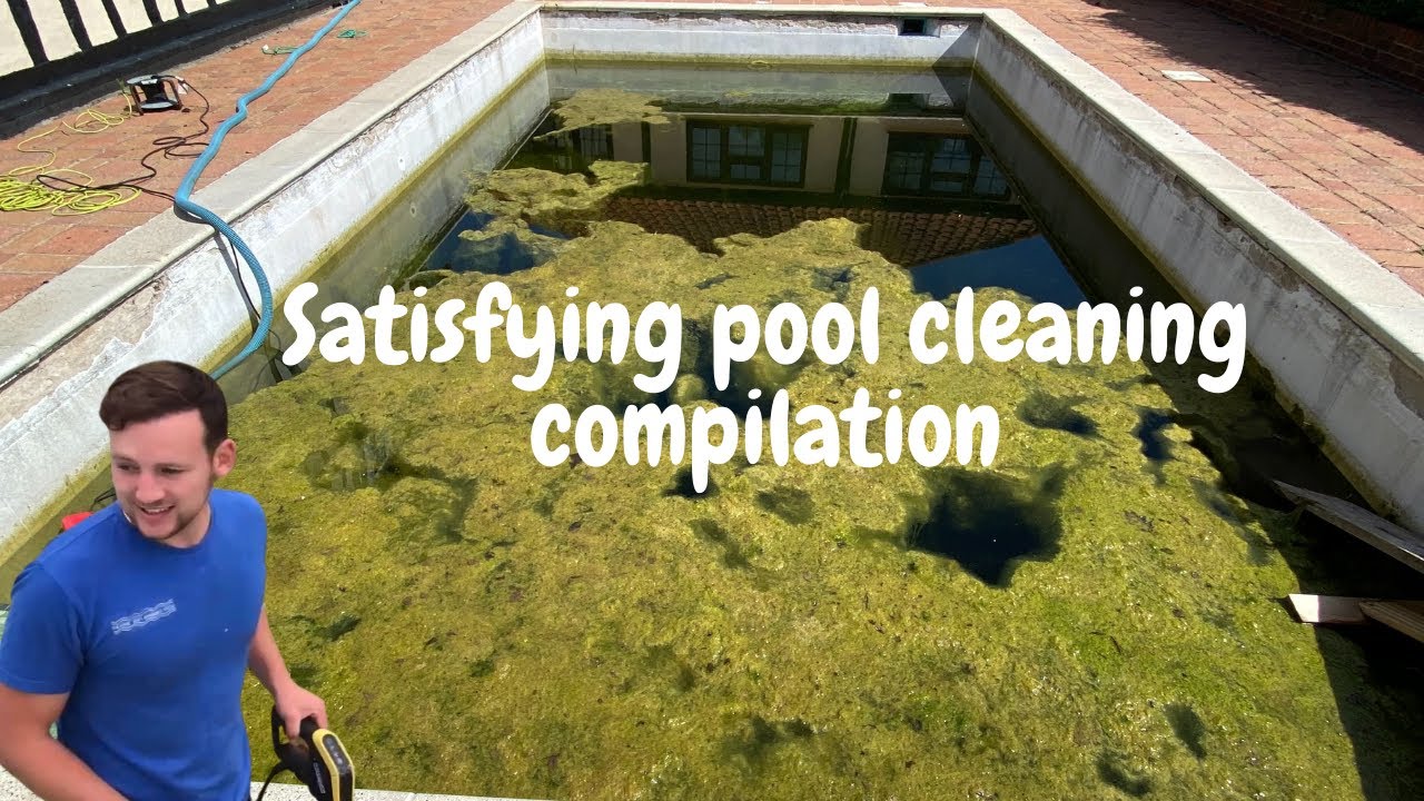 Pool cleaning compilation!!!