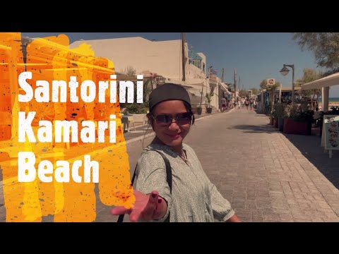 Santorini: Kamari Beach