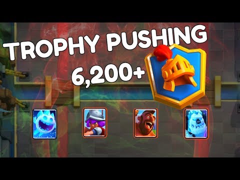 Hog Cycle F2P! 6200+ Trophy Pushing- Clash Royale