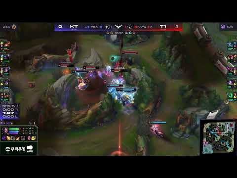 [T1 vs KT] Oner saves T1 Gumayusi, and dodges every skill shot in the last team fight | LCK 2022