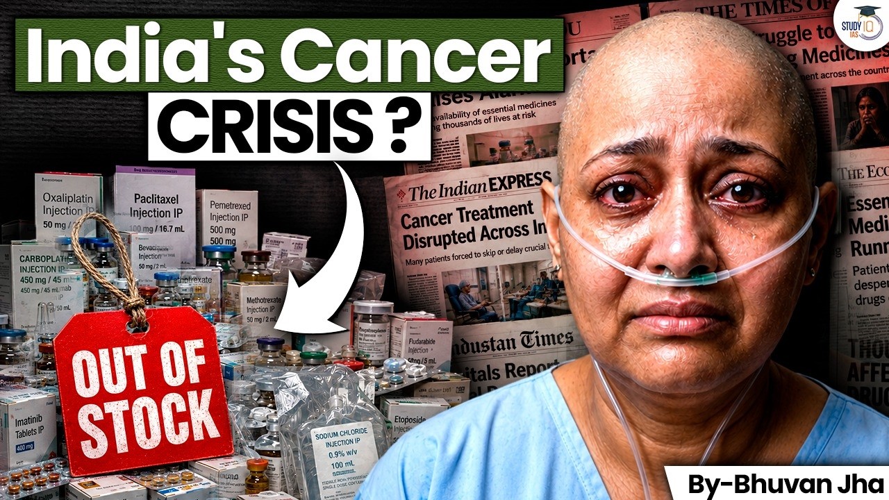 Why Are More Indians Getting Cancer? | India's Health Emergency | Rise in Cancer Cases | StudyIQ IAS