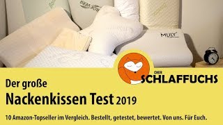 Nackenkissen Test | 10 Topseller von Amazon im Test (2019)