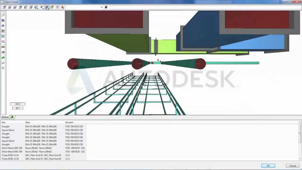 Autodesk Fabrication CADmep - Object Viewer