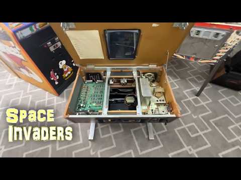 Tour Of The Shop, And Repairing A Japanese Taito Space Invaders Arcade Table!