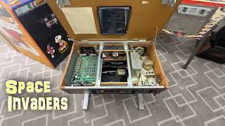 Tour Of The Shop, And Repairing A Japanese Taito Space Invaders Arcade Table!