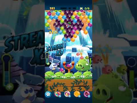 Angry Birds Pop Bubble Shooter level 425 NO BOOSTERS #angrybirdspopbubbleshooter