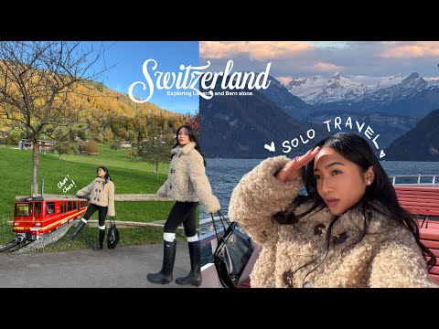 solo travel in switzerland 🐮 5 days in Lucerne & Bern⏤ boat ride to Mt. Rigi & Old town of Bern