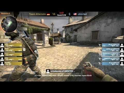 Ubinited vs. ALTERNATE fe map 3 inf