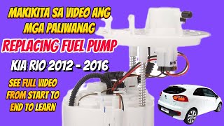 Changing Fuel Pump Assembly Kia Rio Hatchback 2016