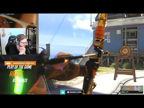 ARRGE HANZO MAIN - POTG! OVERWATCH 2 RELEASE