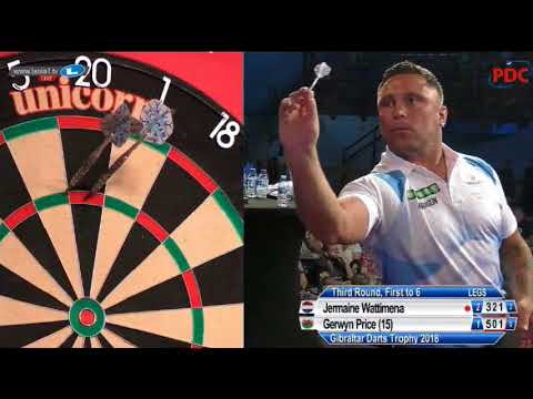 2018 Gibraltar Darts Trophy Round 3 Wattimena vs Price