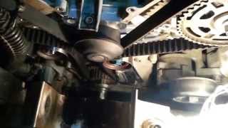 How to replace a timing belt and water pump 2006 Saturn Vue / Acura / Honda  Part 2 of 2