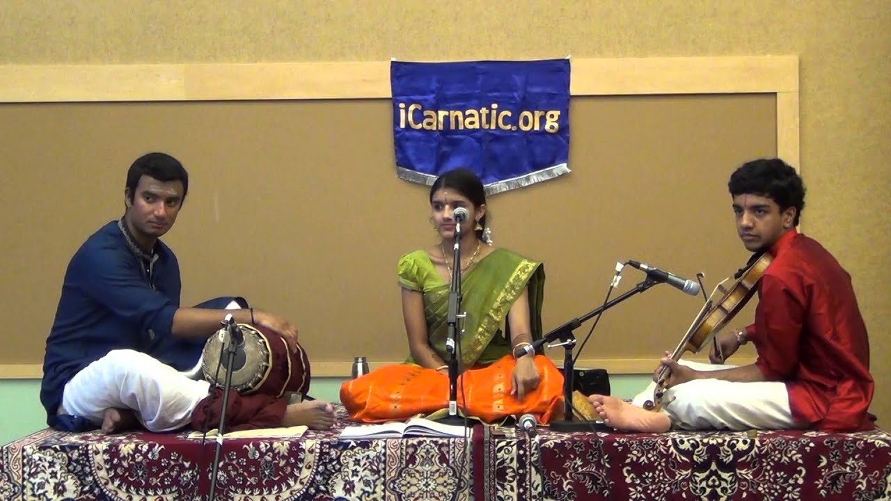 Kruthi Bhat (Vocal), Kamalakiran Vinjamuri (Violin), Vignesh Venkataraman (Mrudangam)