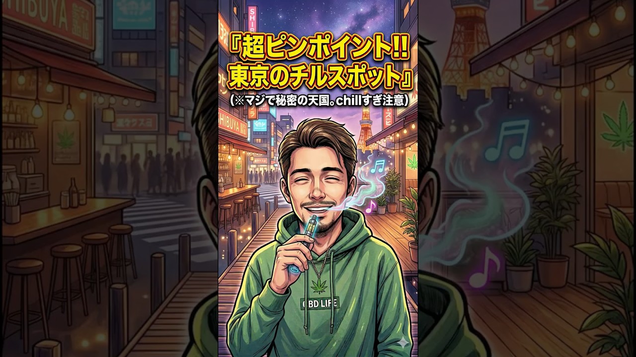東京の超ピンポイントなチルスポットを紹介 #shorts