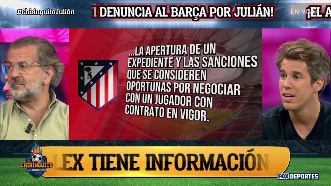 💥 JULIÁN ÁLVAREZ: ATLÉTICO MADRID presentó una "protesta formal" contra BARCELONA | El Chiringuito