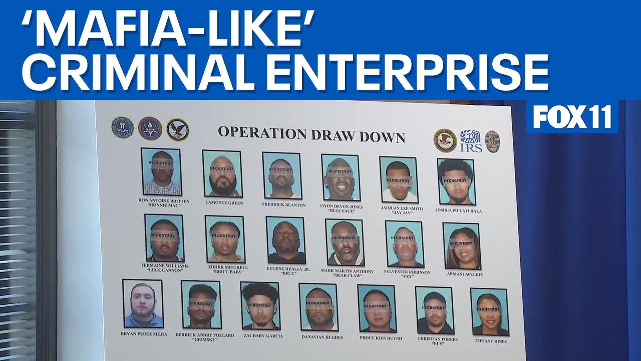 Officials announce Rollin 60s Neighborhood Crips Gang arrests