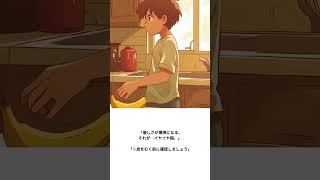 【育児あるある⁈】バナナの皮で #canva #chatgpt #子育て  #イヤイヤ期