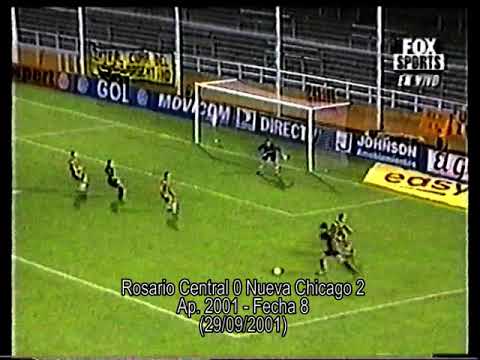 Rosario Central 0 Nueva Chicago 2 - Ap. 2001 - Fecha 8