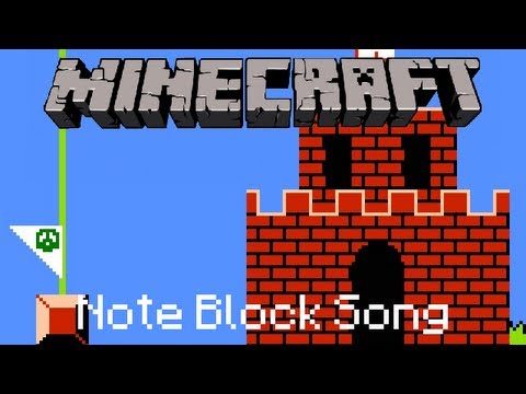 Minecraft Note Block Song: Super Mario Bros: Flagpole 