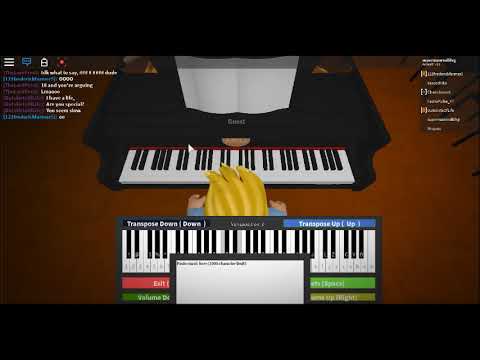Roblox piano hack Faded